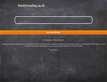 Tablet Screenshot of familytreeshop.co.uk